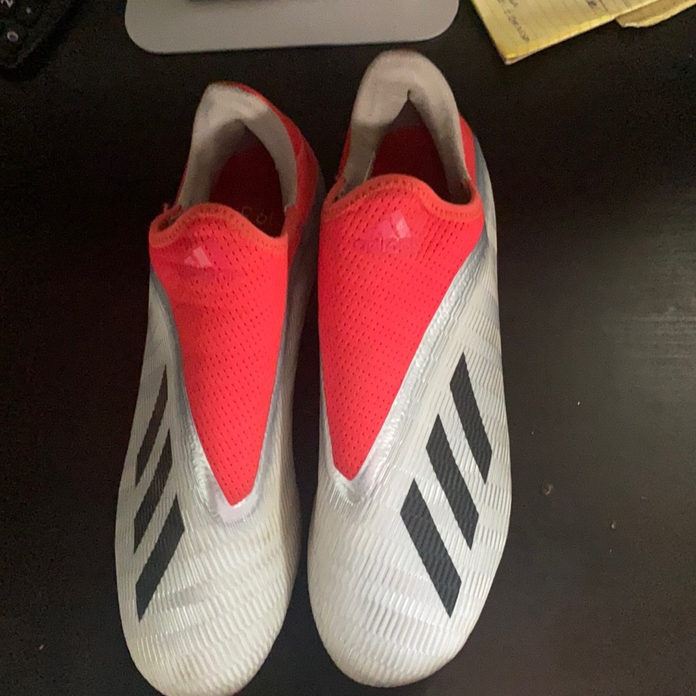 Adidas x 19.3 firm ground red and grey men size 10